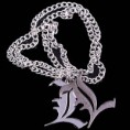 Death Note colgante con cadena